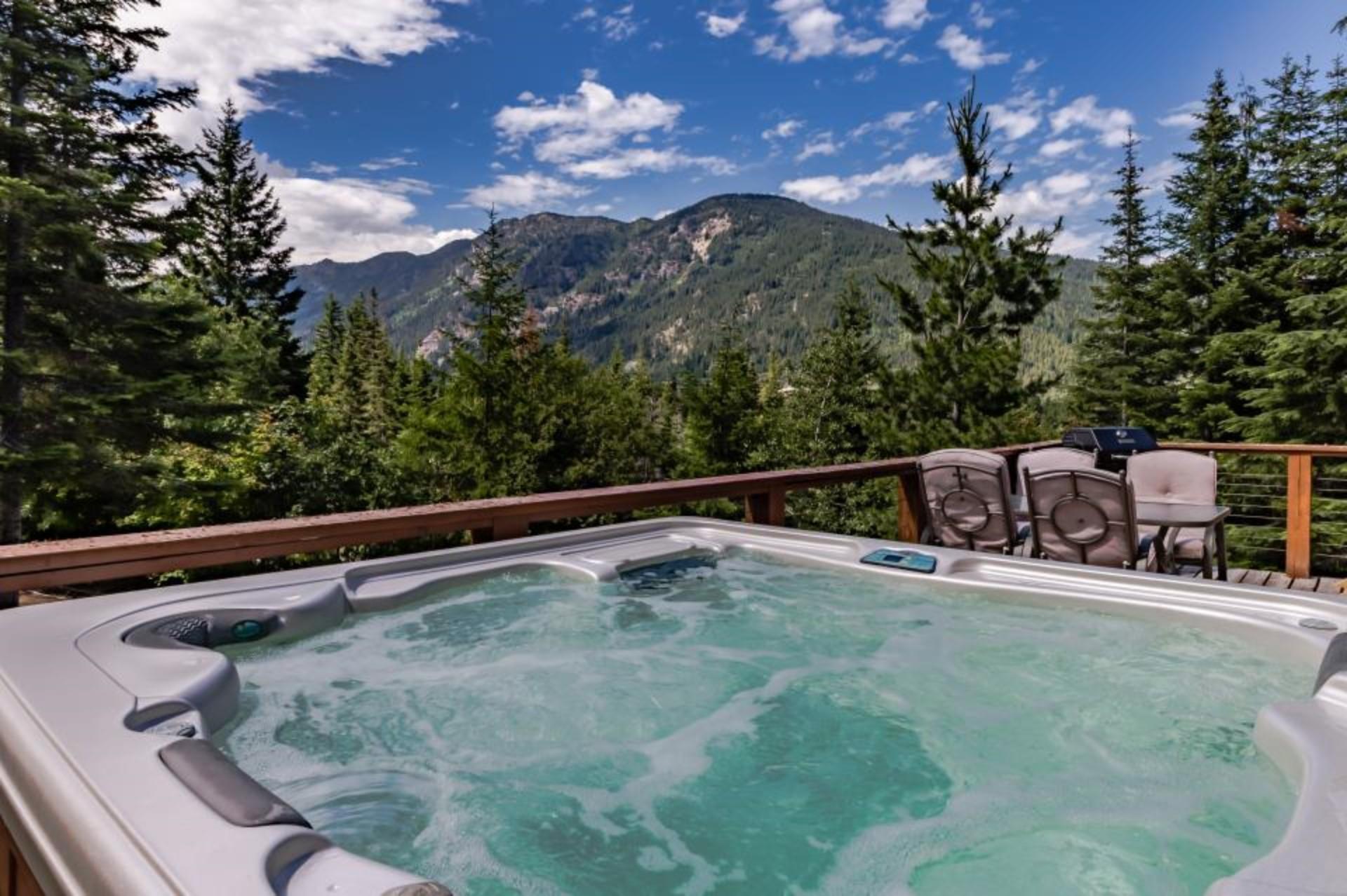 Hot Tub Cool Views: Roaring Creek Cabin6